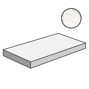 Ступень Naxos Rhapsody White Fun Gradone Ang Costa Ret Dx 33x120 полированная