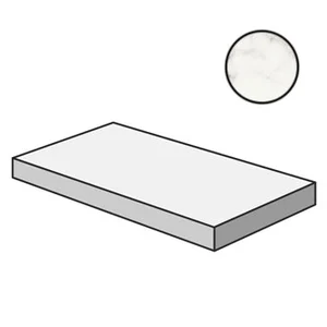 Ступень Naxos Rhapsody White Fun Gradone Ang Costa Ret Sx 33x120 полированная