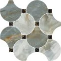 Мозаика Naxos Serenade Mosaico Circle Green 128992 29x29 полированная