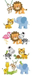 Панно Нефрит керамика Kids Safari 06-01-1-52-05-01-3026-0 40x100 матовое