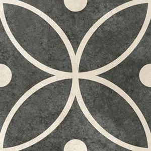 Керамогранит New Tiles Retro Flor Black 30x30 матовый