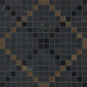 Мозаика Marca Corona Newluxe Black Tessere Art 30x30 глянцевая