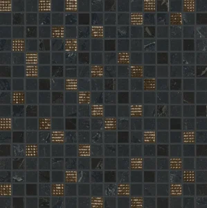 Мозаика Marca Corona Newluxe Black Tessere Riv. 30x30 глянцевая