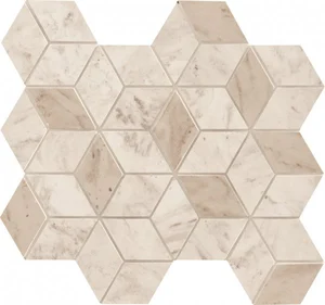 Мозаика Marca Corona Newluxe Ivory Tessere Rombi 26x28 глянцевая