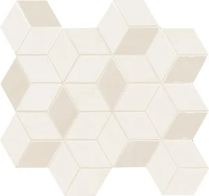 Мозаика Marca Corona Newluxe White Tessere Rombi 26x28 глянцевая