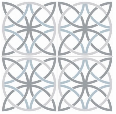 Керамогранит Niceker Chic Bosham White NKR_CH_BS_WHI 45x45 матовый