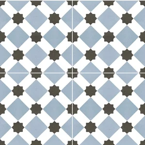 Керамогранит Niceker Chic Howard Blue NKR_CH_HO_BLU 45x45 матовый