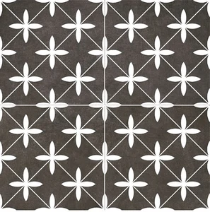 Керамогранит Niceker Chic Poole Black NKR_CH_PO_BLA 45x45 матовый