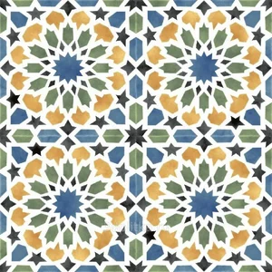 Керамогранит Niceker Chic Tanger blue 7005 45x45 матовый