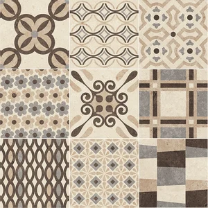 Керамогранит Novabell Deco Cementine Mix Light Beige Rettificato DEC 472K 20x20 матовый