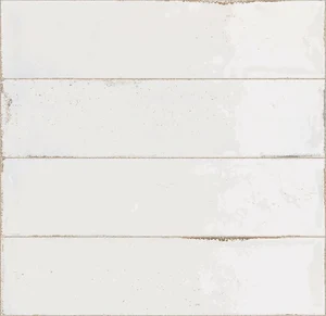 Плитка Novabell Fusion Brick Bianco FUS825 FUS 6x25 глянцевая