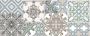 Декоративный элемент Azori Nuvola Selena Decor 20,1x50,5 глянцевый