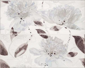 Панно Opoczno Orisa Nordic Flower 40x50 глянцевое