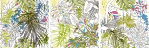 Плитка Ornamenta Jungle Flora Equatoriale Aggressive JU6060FLA 60x60 матовая