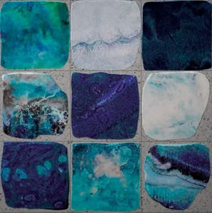 Керамогранит Ornamenta Maiolicata Glaze Blue M2020GBL 20x20 матовый