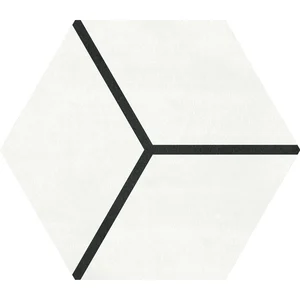 Керамогранит Ornamenta Medley Qube White Positive ME25QWP 25x25 матовый