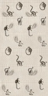 Mini Operae Lemurs White OP60120LEW