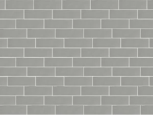 Плитка Ornamenta Pick’n Brick Grigio Glossy PB0515GG 5x15 глянцевая