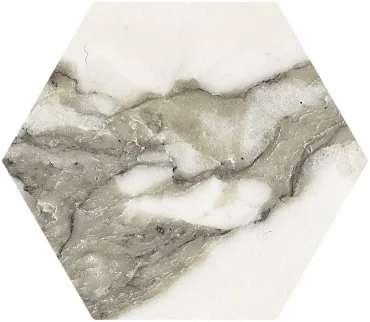 Керамогранит Oset Calacatta Majestic Hex 20x24 матовый