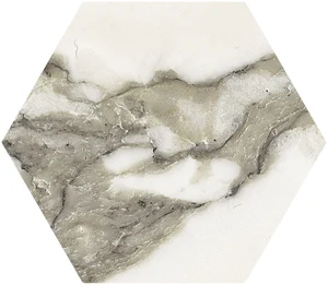 Керамогранит Oset Calacatta Majestic Hex 20x24 матовый