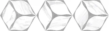 Керамогранит Oset Corola HEX Grey 20x24 матовый