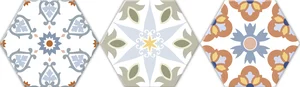 Декоративный элемент Oset Versalles HEX Deco Colours 20x24 матовый