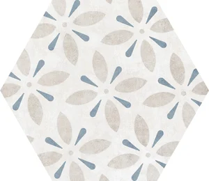 Декоративный элемент Pamesa At. Hex. Alpha Mix-Azul 25,8x29 матовый