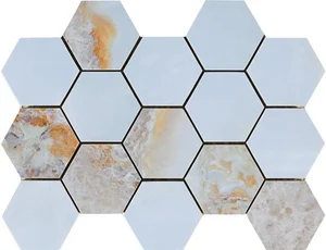 Мозаика Pamesa Cr Lux Danae Opalo Malla Hex 22,5x32,5 полированная