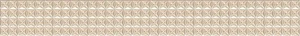 Бордюр Azori Pandora Latte Border Geometry 7,5x63 матовый
