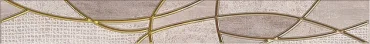 Бордюр Azori Pandora Latte Charm Border 7,5x63 матовый