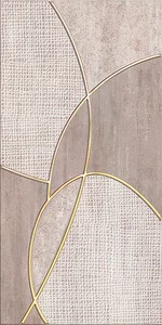 Декоративный элемент Azori Pandora Latte Charm Decor 31,5x63 матовый