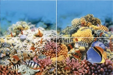 Terracotta Панно Alba Reef 2 40x60 глянцевое