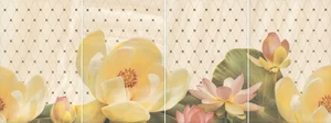 Kerama Marazzi Панно Летний сад беж HGD/B56/4x/8260 30x80 глянцевое