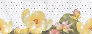 Kerama Marazzi Панно Летний сад светлый HGD/A56/4x/8259 30x80 глянцевое