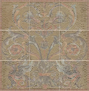 Kerama Marazzi Панно Виченца золото HGD/B99/9x/17000 45x45 матовое