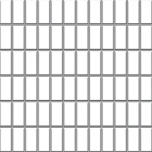 Мозаика Paradyz Altea Bianco Mozaika (2,3x4,8) 29,8x29,8 матовая