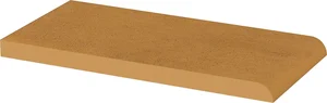 Спецэлемент Paradyz Aquarius Brown Парапет 13,5x24,5 матовый