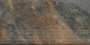 Ступень Paradyz Ardis Rust Stopnica Prosta Struktura Mat 30x60 структурированная