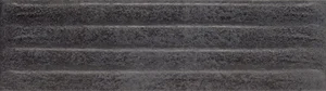Клинкерная плитка Paradyz Bazalto Grafit C Elewacja Struktura Gleboka 8,1x30 структурированная