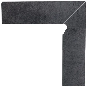 Бордюр Paradyz Bazalto Grafit Cokol 2 El.-Prawy 8,1x30 матовый