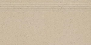 Ступень Paradyz Bazo Beige Stopnica Prosta Nacinana Sol-Pieprz Mat. 29,8x59,8 матовая