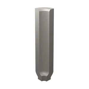 Спецэлемент Paradyz Bazo Grys Profil Wewnetrzny Monokolor Mat. 3x10 матовый