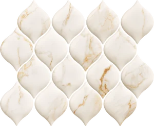 Мозаика Paradyz Bliss Gold Mozaika Prasowana Arabeska 29,8x29,8 глянцевая