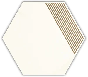 Декоративный элемент Paradyz Calacatta Hexagon Mat. B 17,1x19,8 матовый
