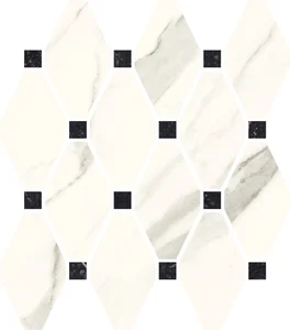 Мозаика Paradyz Calacatta Mozaika Cieta Mix Poler 23,6x25,2 полированная