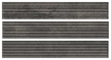 Клинкерная плитка Paradyz Carrizo Basalt Elewacja Struktura Stripes Mix Mat 6,6x40 рельефная