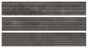 Клинкерная плитка Paradyz Carrizo Basalt Elewacja Struktura Stripes Mix Mat 6,6x40 рельефная