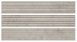 Клинкерная плитка Paradyz Carrizo Grey Elewacja Struktura Stripes Mix Mat 6,6x40 рельефная