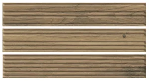 Клинкерная плитка Paradyz Carrizo Wood Elewacja Struktura Stripes Mix Mat 6,6x40 рельефная
