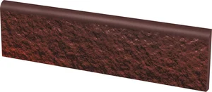 Бордюр Paradyz Cloud Brown Duro Цоколь 8,1x30 рельефный